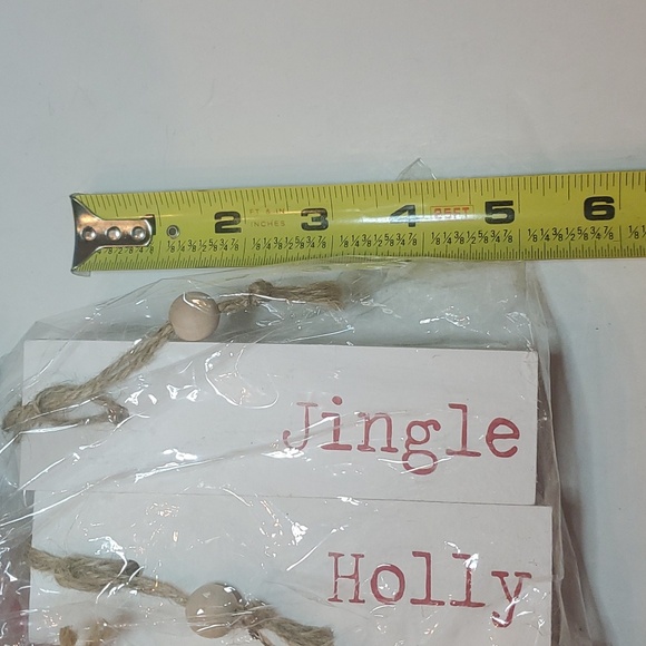 Rustic Farmhouse Christmas Ornament Set 9 pieces total! - Picture 7 of 8